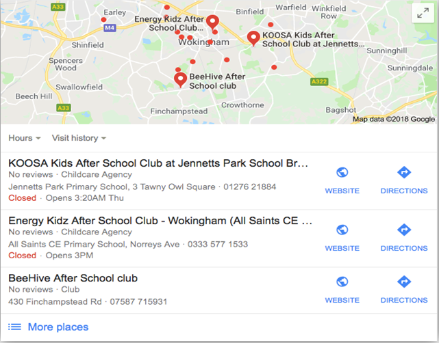 Getting your after-school club listed with google my businesses