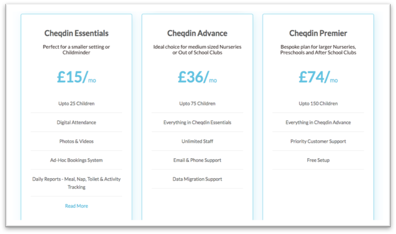 Logging in to cloud based preschool management software