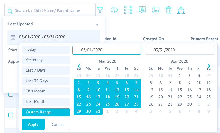 Filter Forms by Last Updated